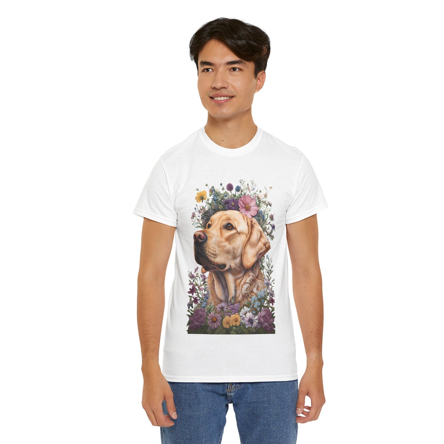 Golden Retreiver Adult Shirt