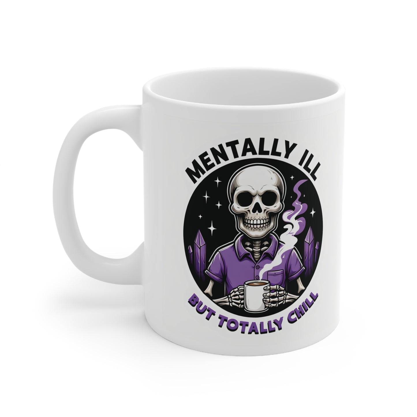 Lacey's skeleton Ceramic Mug, Coffee Cup