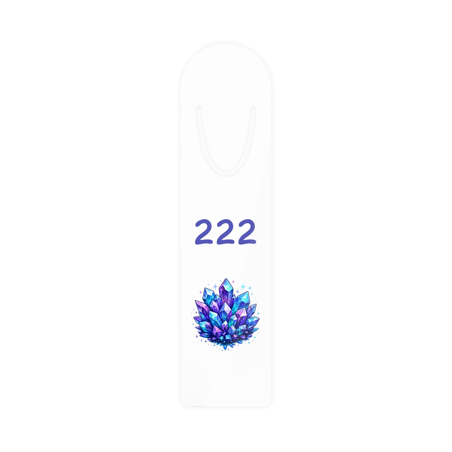 222 Crystal Metal Bookmark