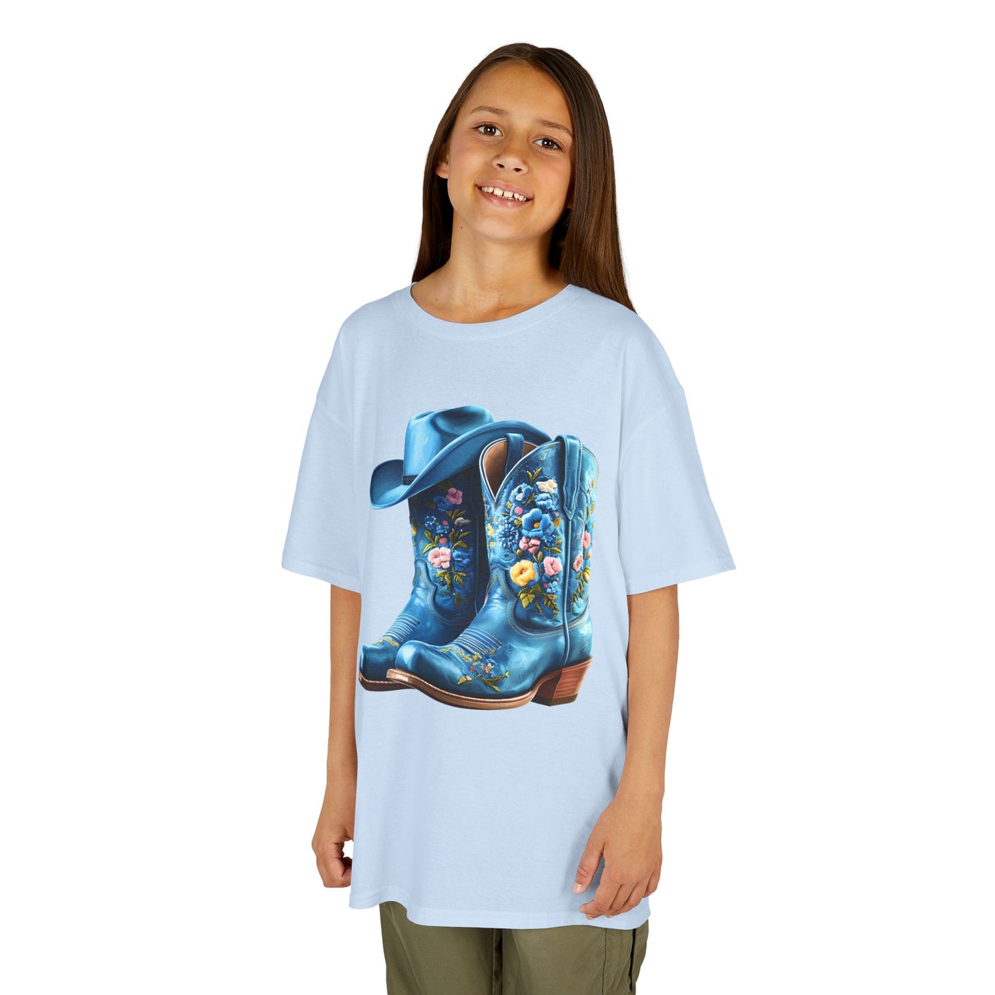 Kia's Cowboy Boots Youth Top