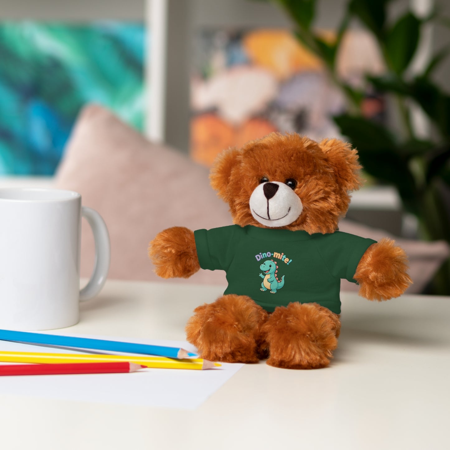Dino-Mite on Tee Plush Animal