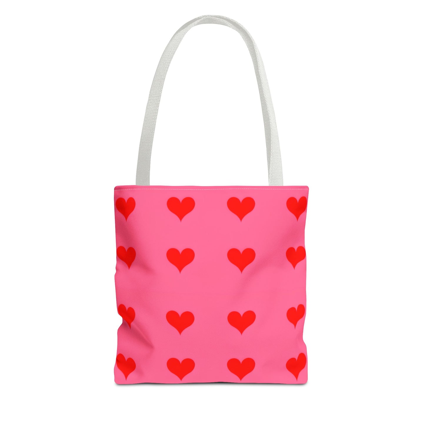 Paisley's Pink & Red Heart Tote Bag