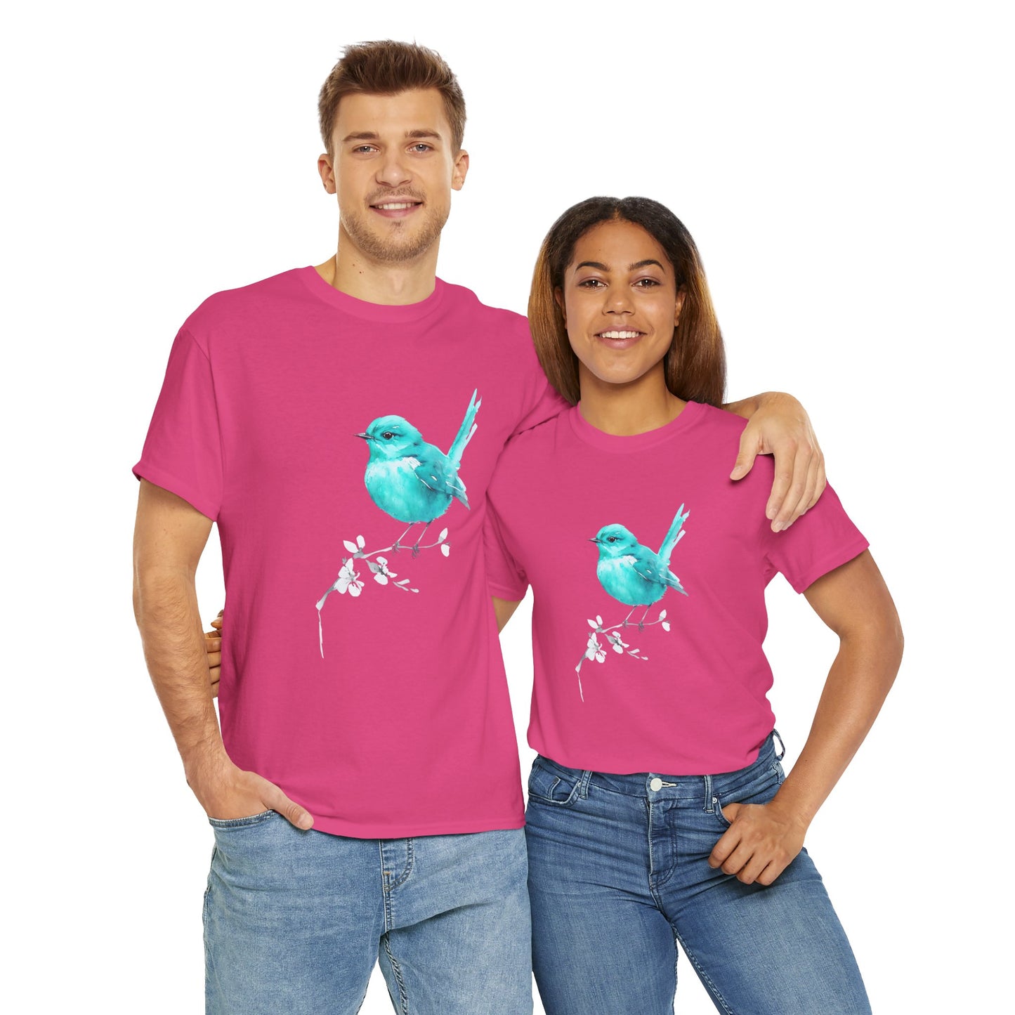 Tommy's Turquoise Bird Adult Shirt