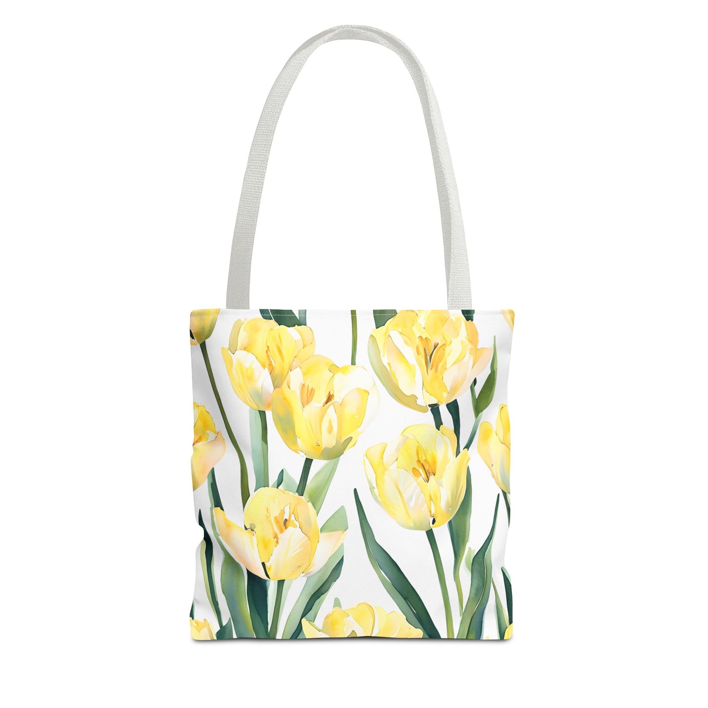 Yetta's Yellow Tulip Floral Tote Bag