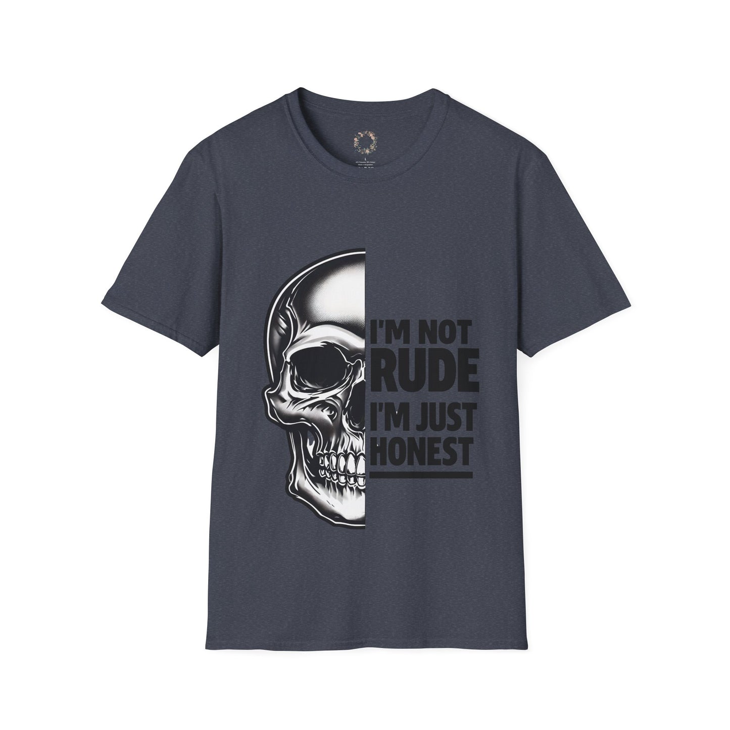 Rod's Rude Skull Graphic Adult Shirt