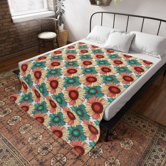 Sawyer's Sunflower Fleece Blanket