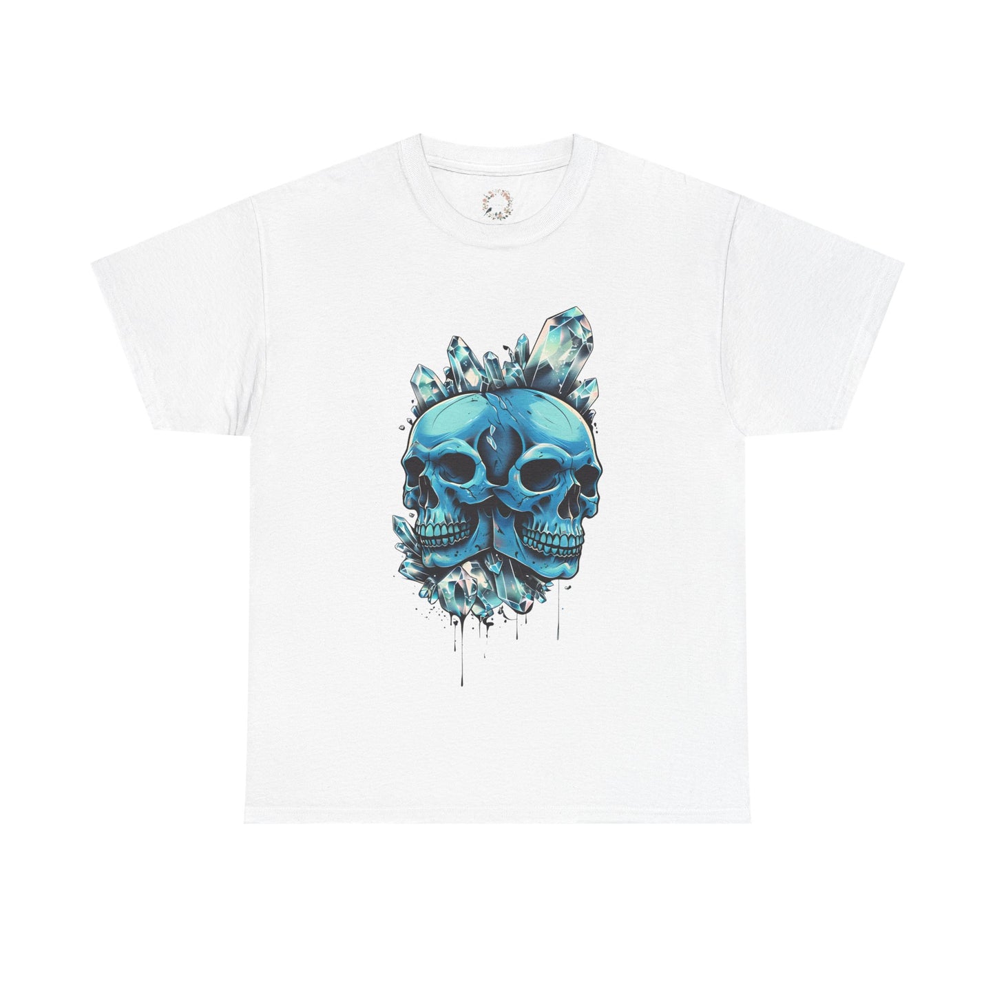Buzz's Blue Double Skull Adult Shirt