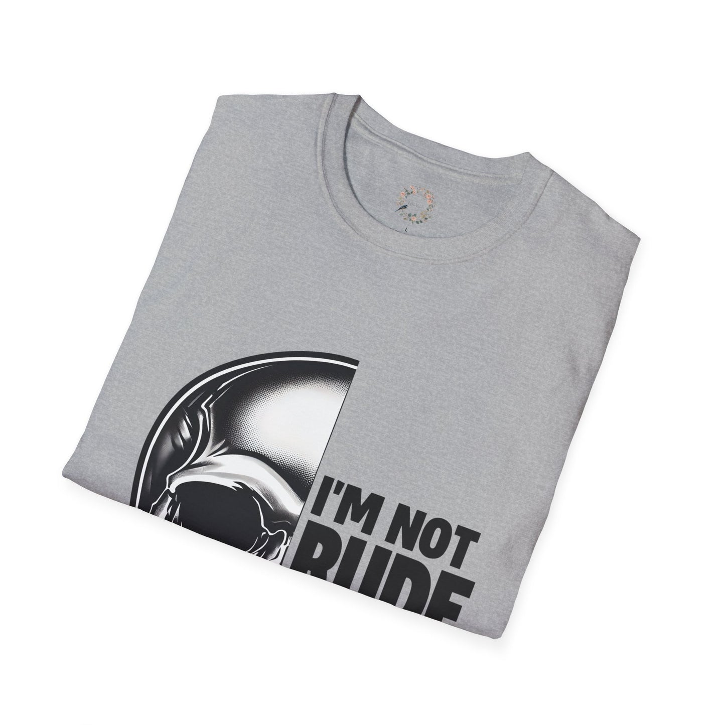 Rod's Rude Skull Graphic Adult Shirt