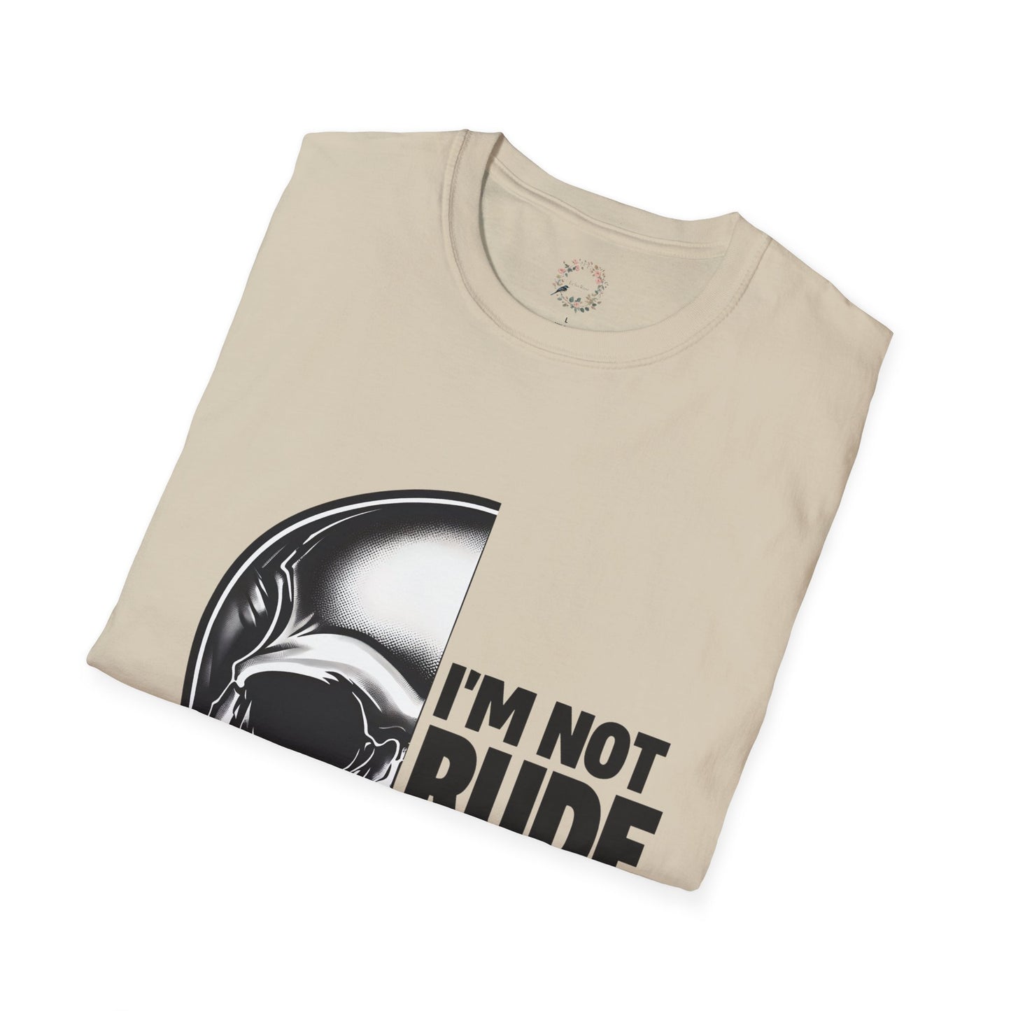 Rod's Rude Skull Graphic Adult Shirt