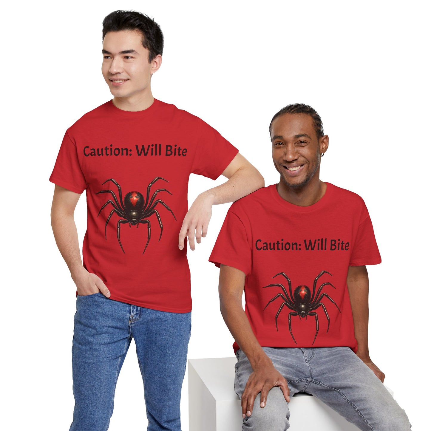 Cam's Caution: Will Bite Adult Shirt