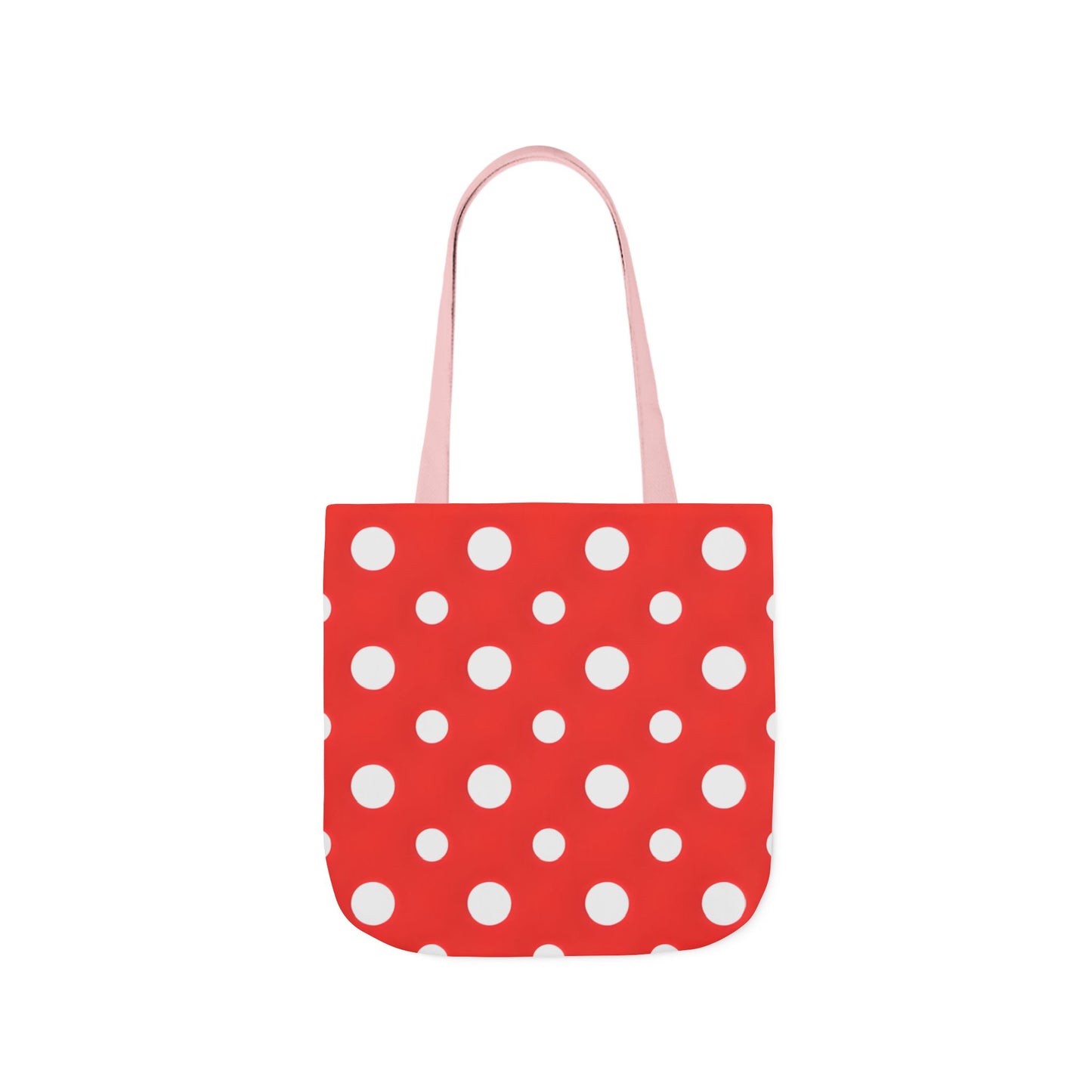 Reba's Red Polka Dot Canvas Tote Bag