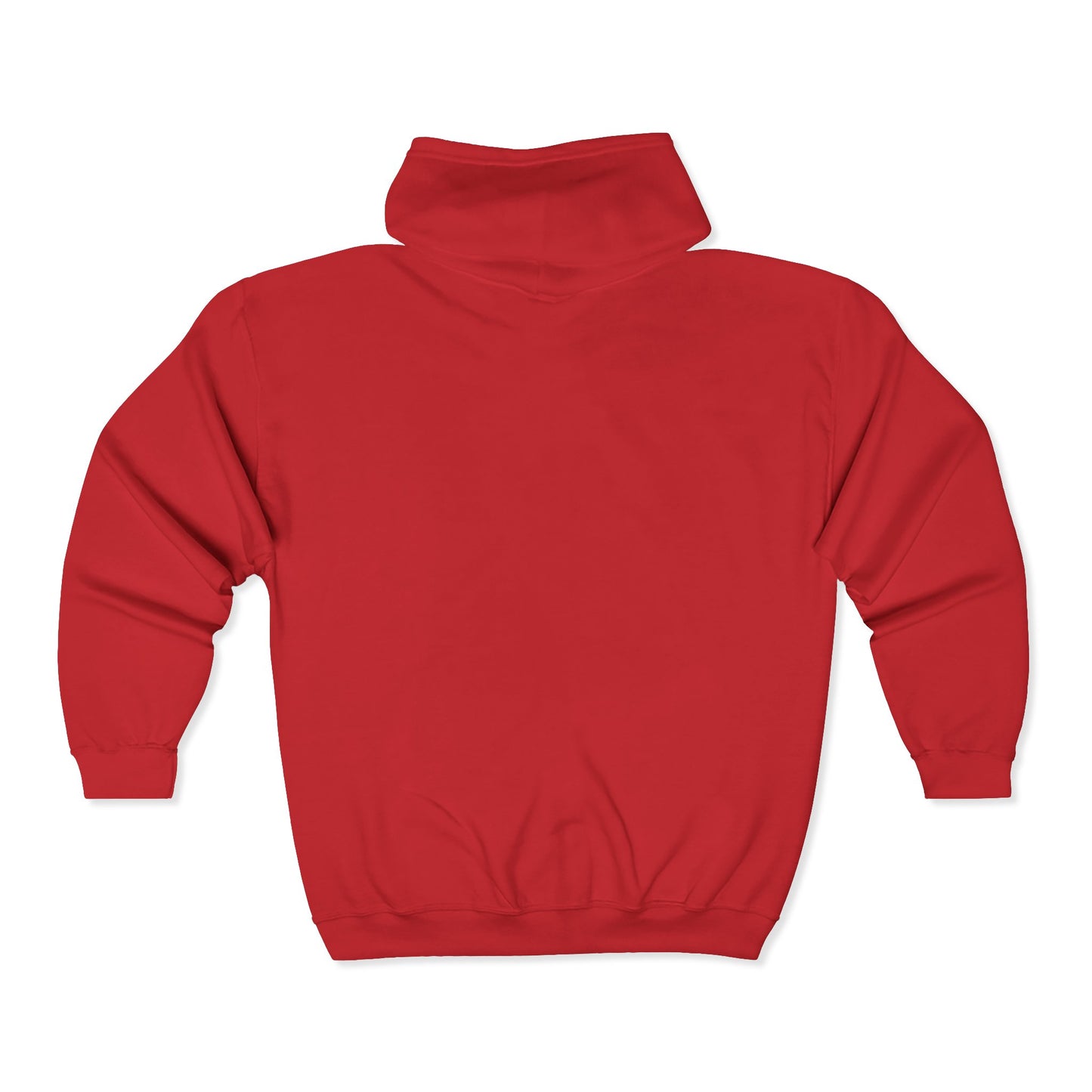 "Low Battery Socially" Adult Full Zip Sweatshirt - Hooded