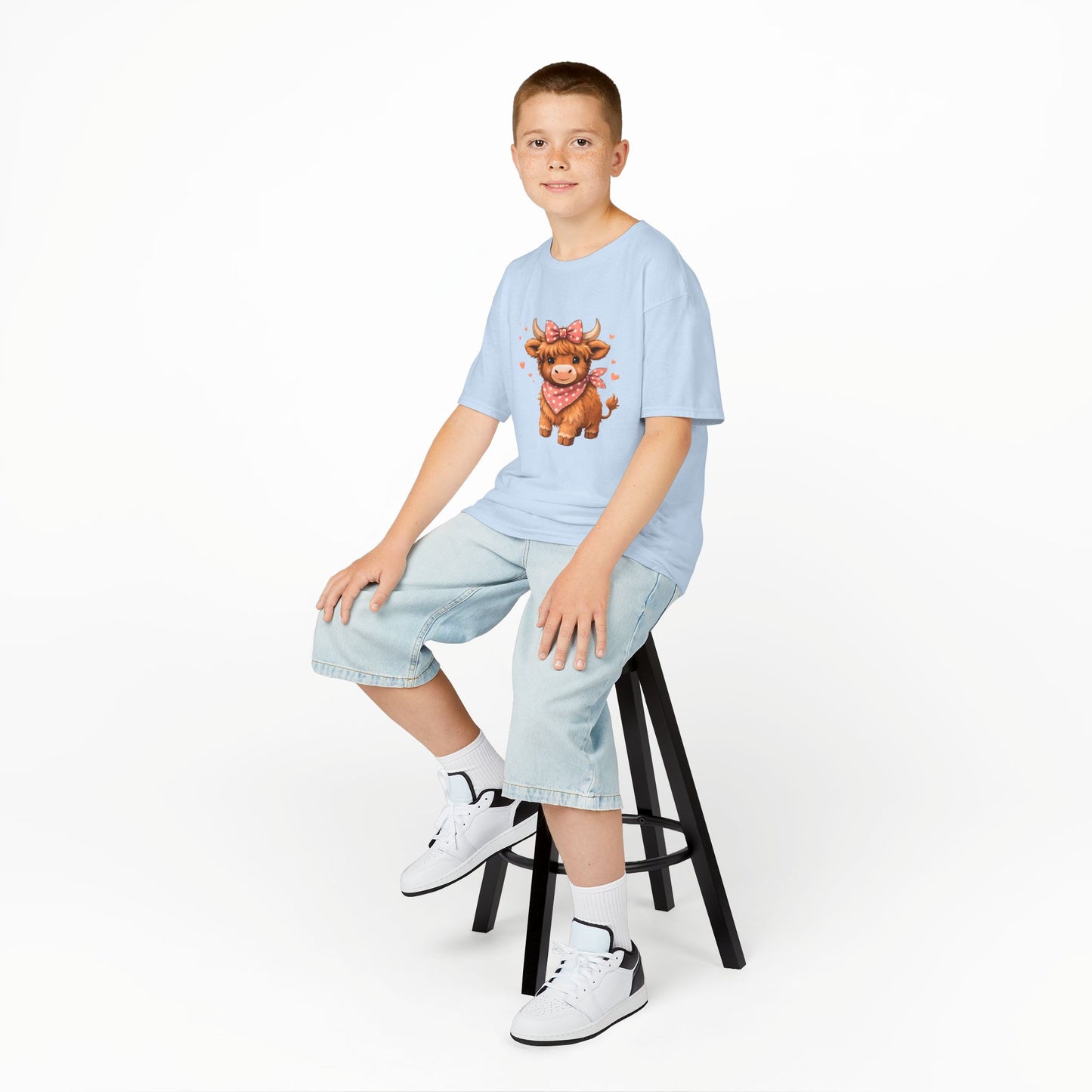 Harley's Highland Cow Youth Top