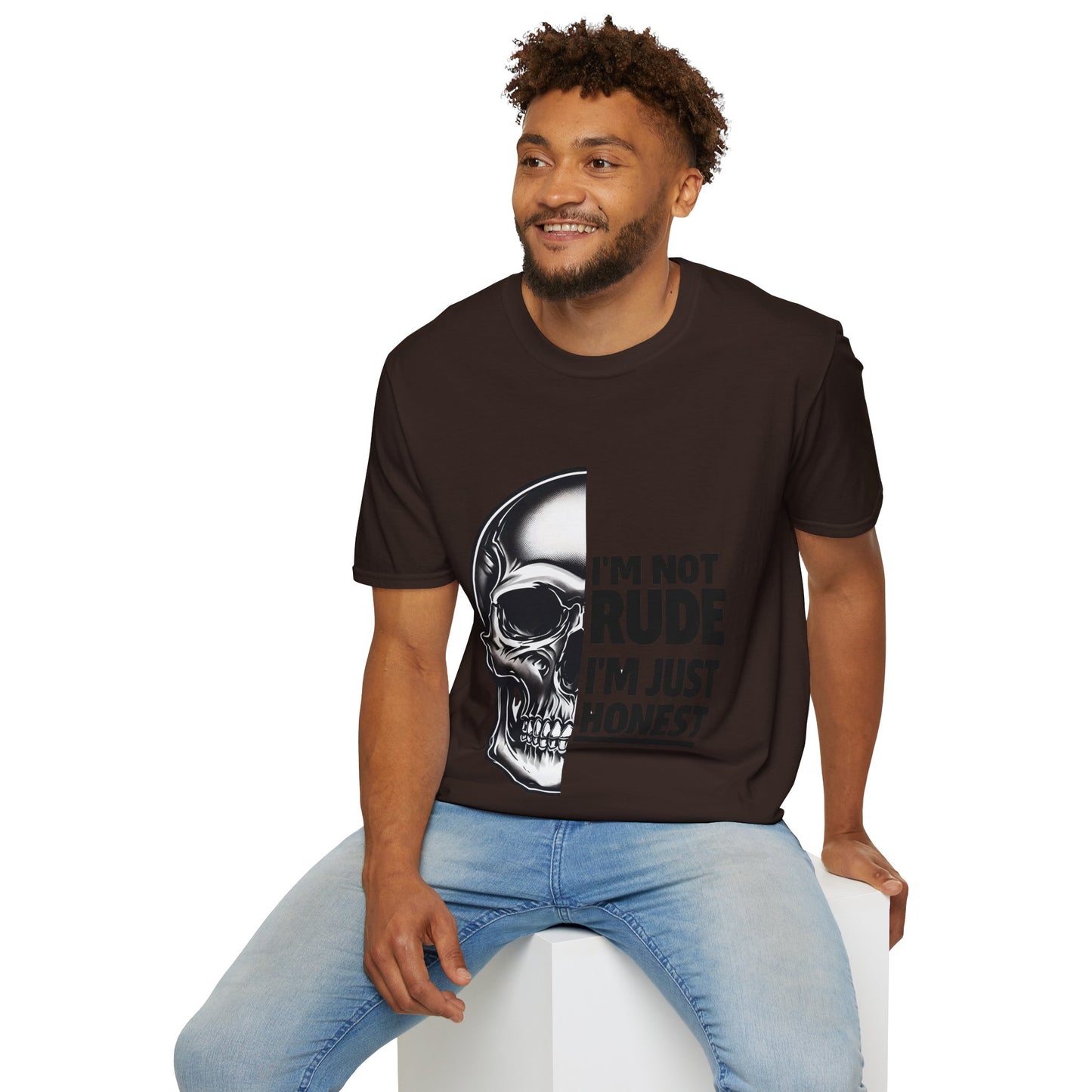 Rod's Rude Skull Graphic Adult Shirt