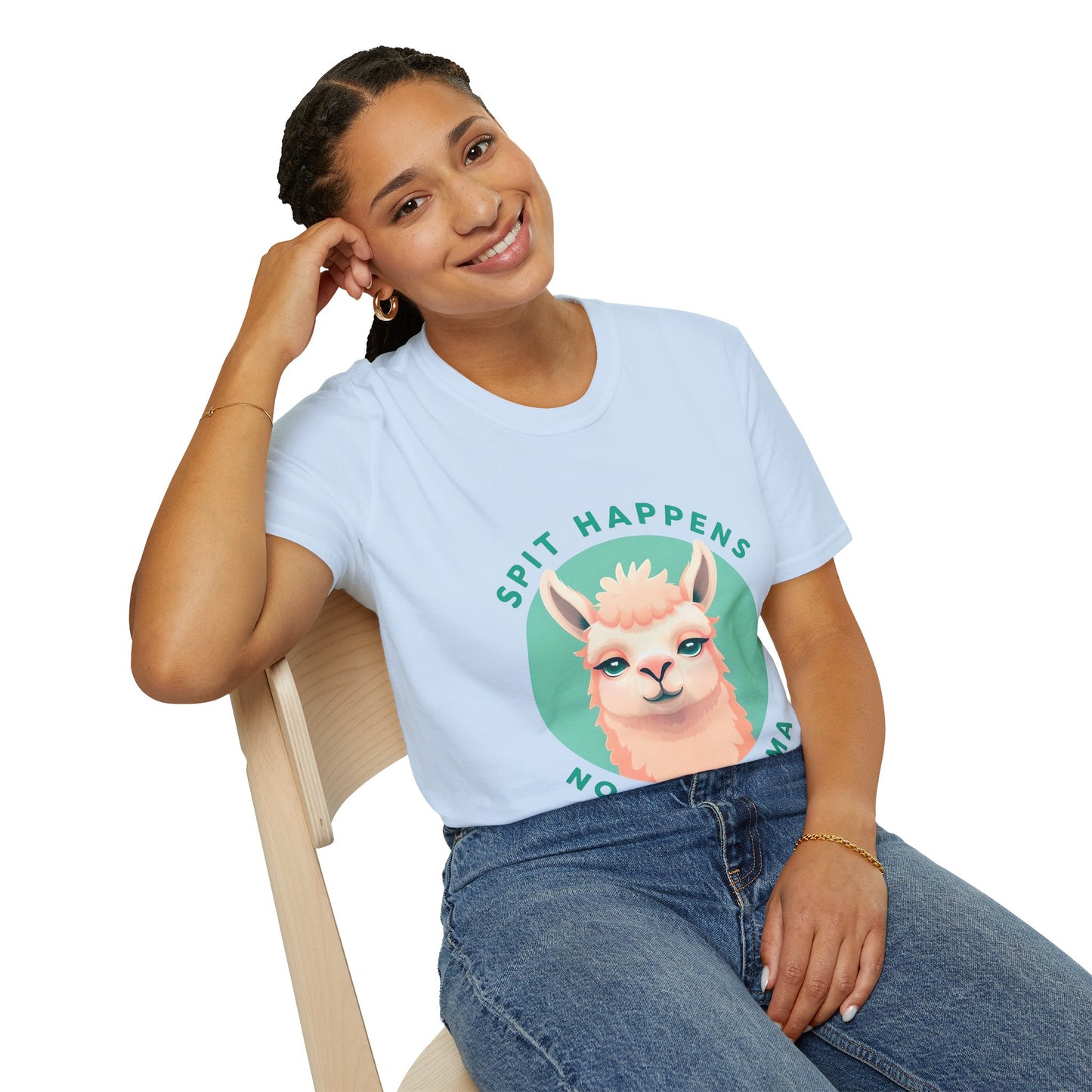 Tiz's Funny Llama Adult Shirt