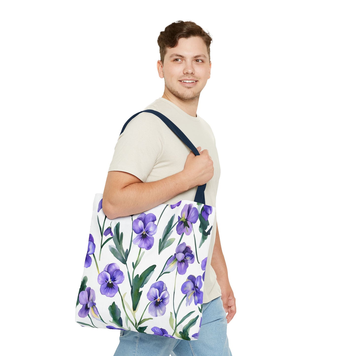 Perry's Pansy Floral Tote Bag