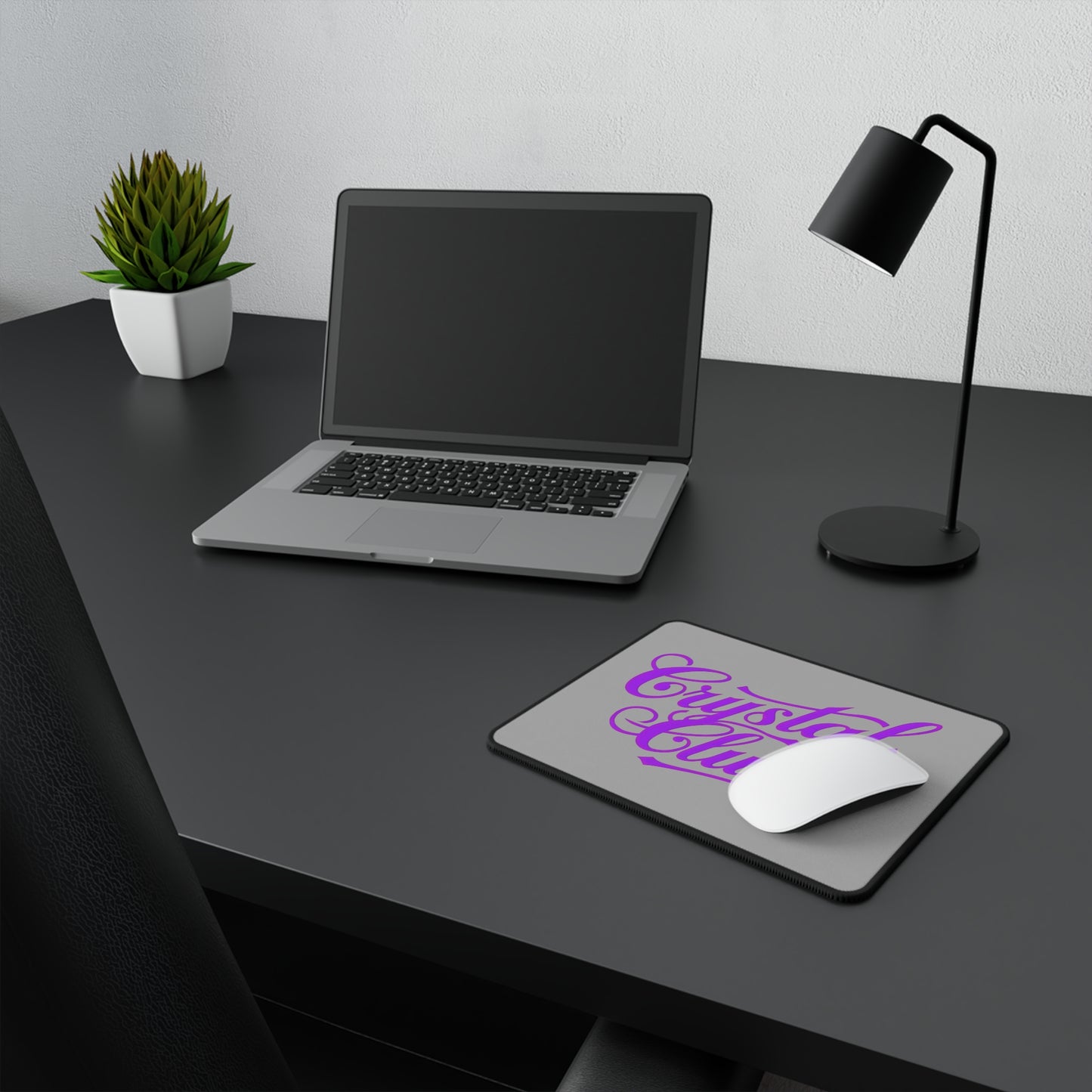 Purple Crystal Club Non-Slip Gaming Mouse Pad