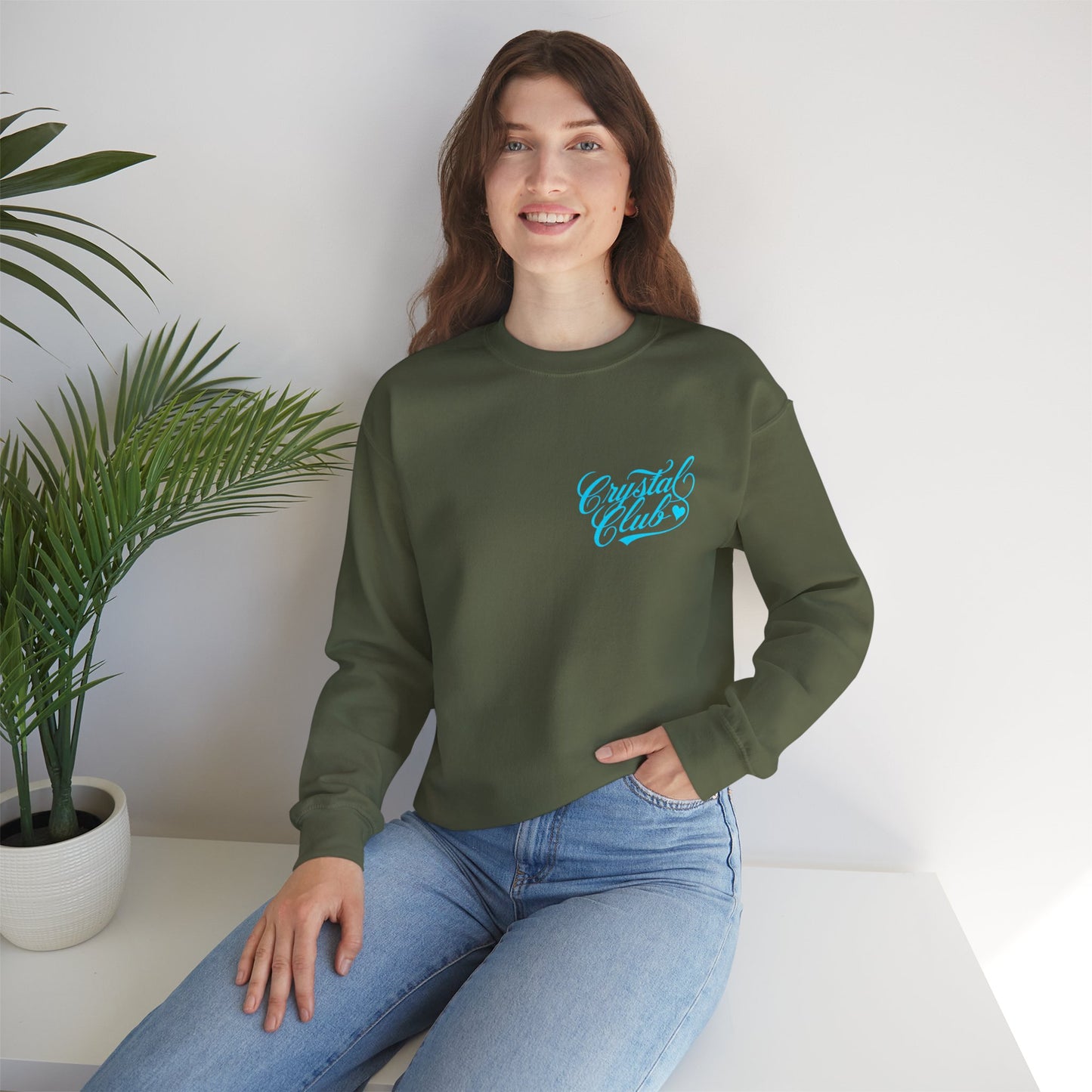 Blue Crystal Club Adult Sweatshirt - Crewneck