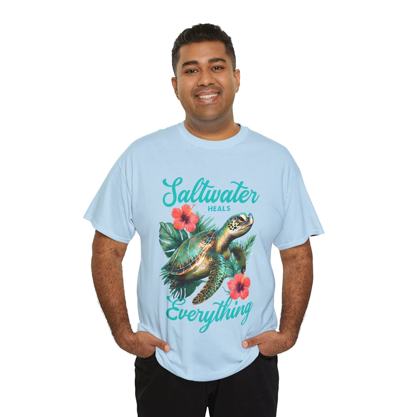 Sally's Saltwater Heals Everything Adult Shirt