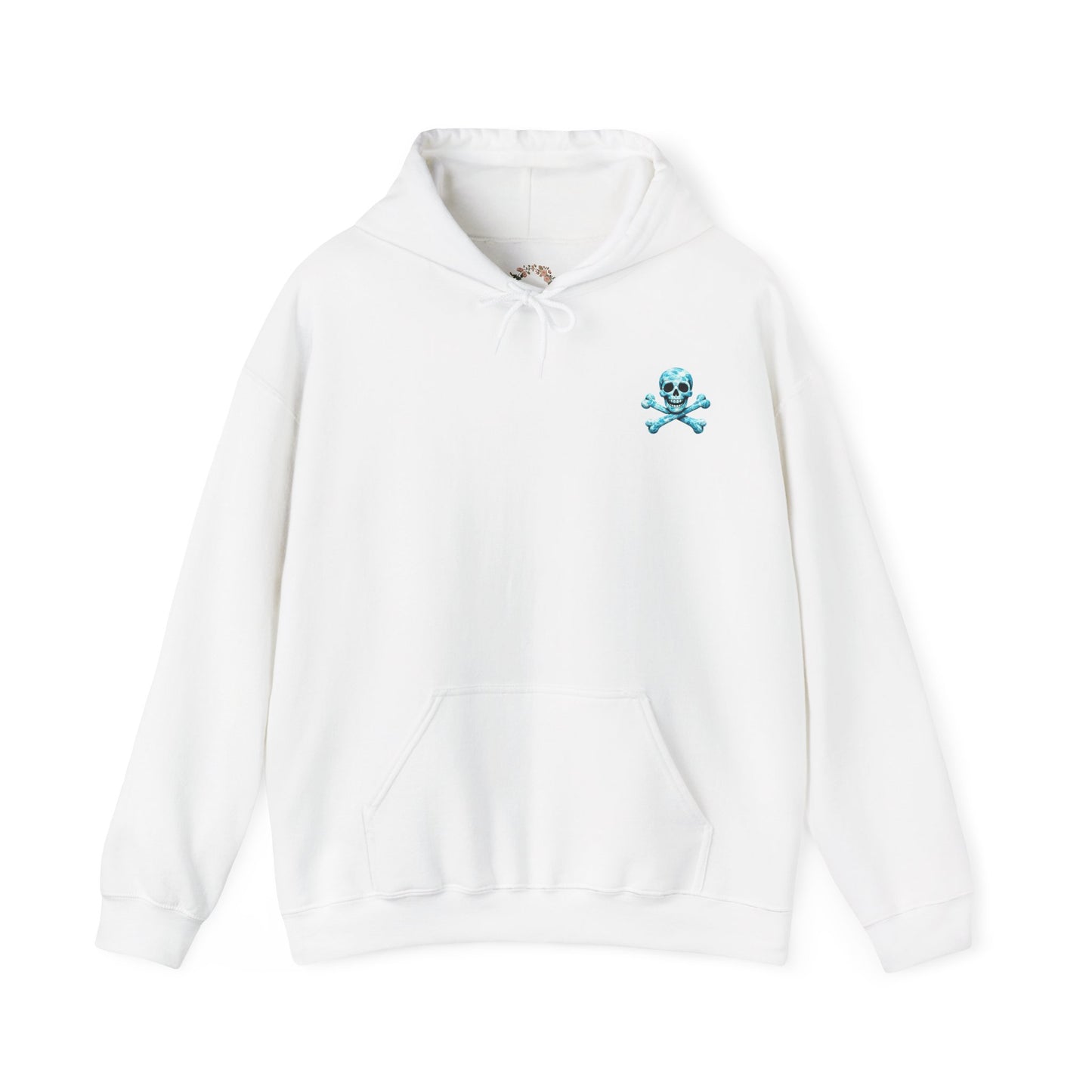Blue Skull & Crossbones Adult Sweatshirt - Hooded