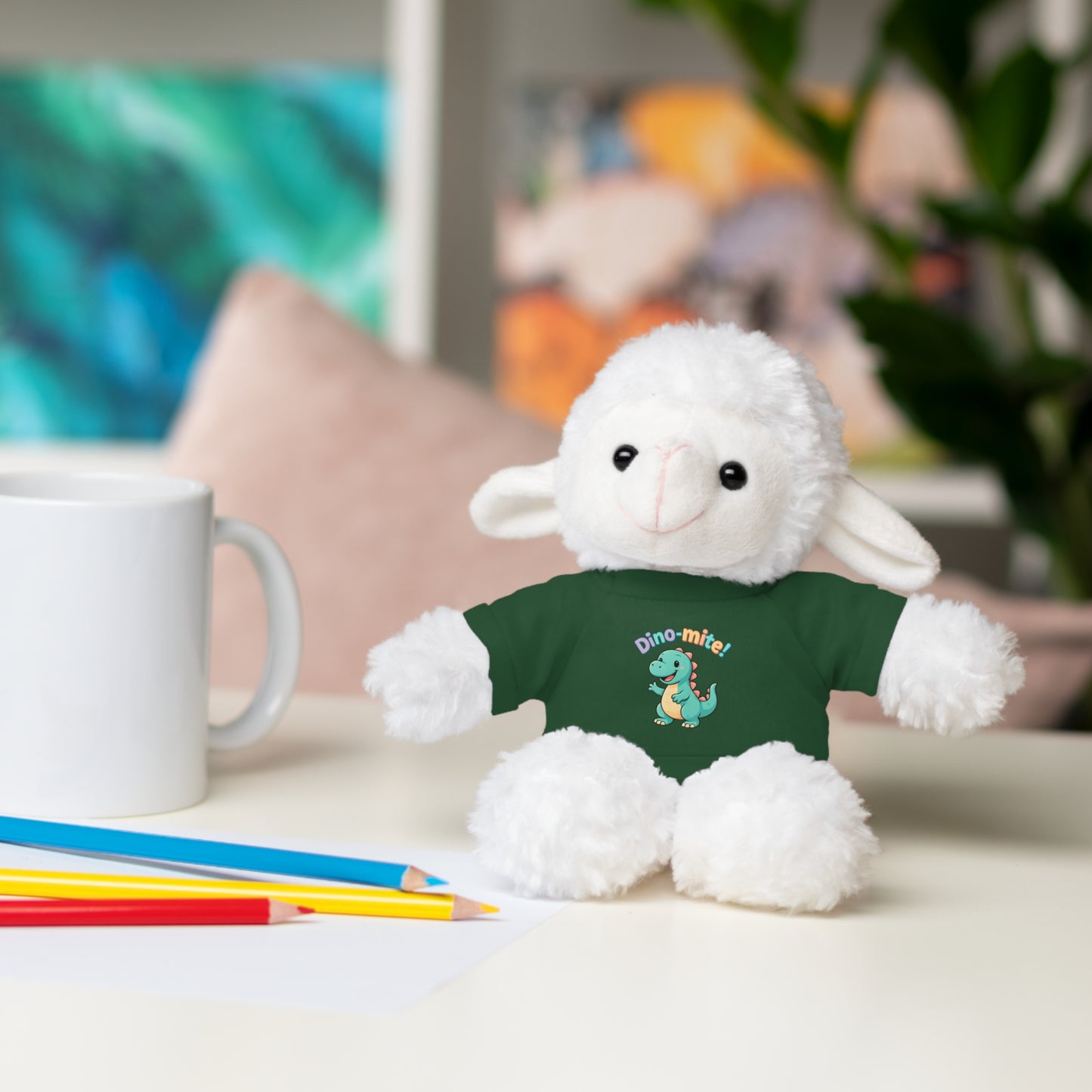 Dino-Mite on Tee Plush Animal