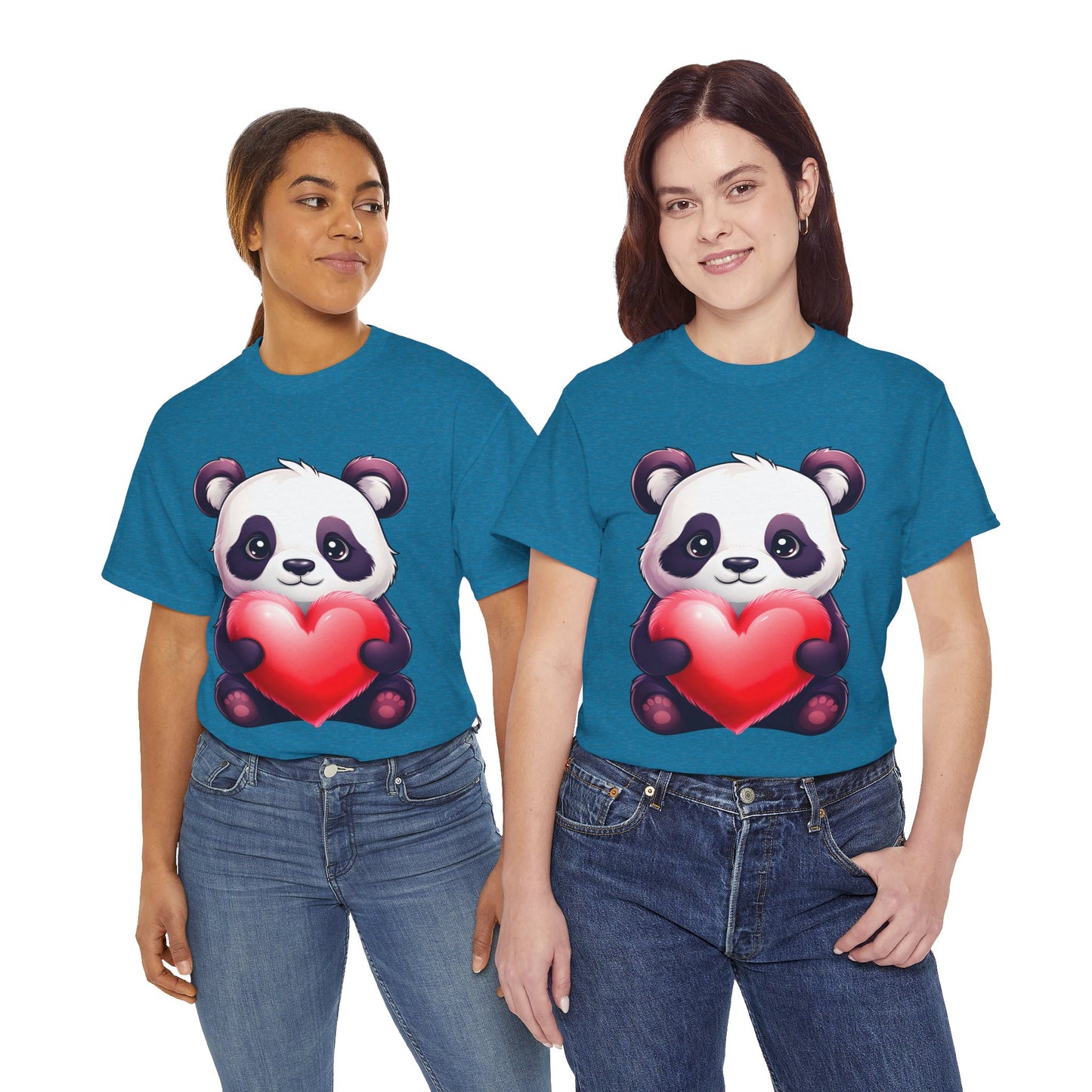 Panda & Heart Adult Shirt