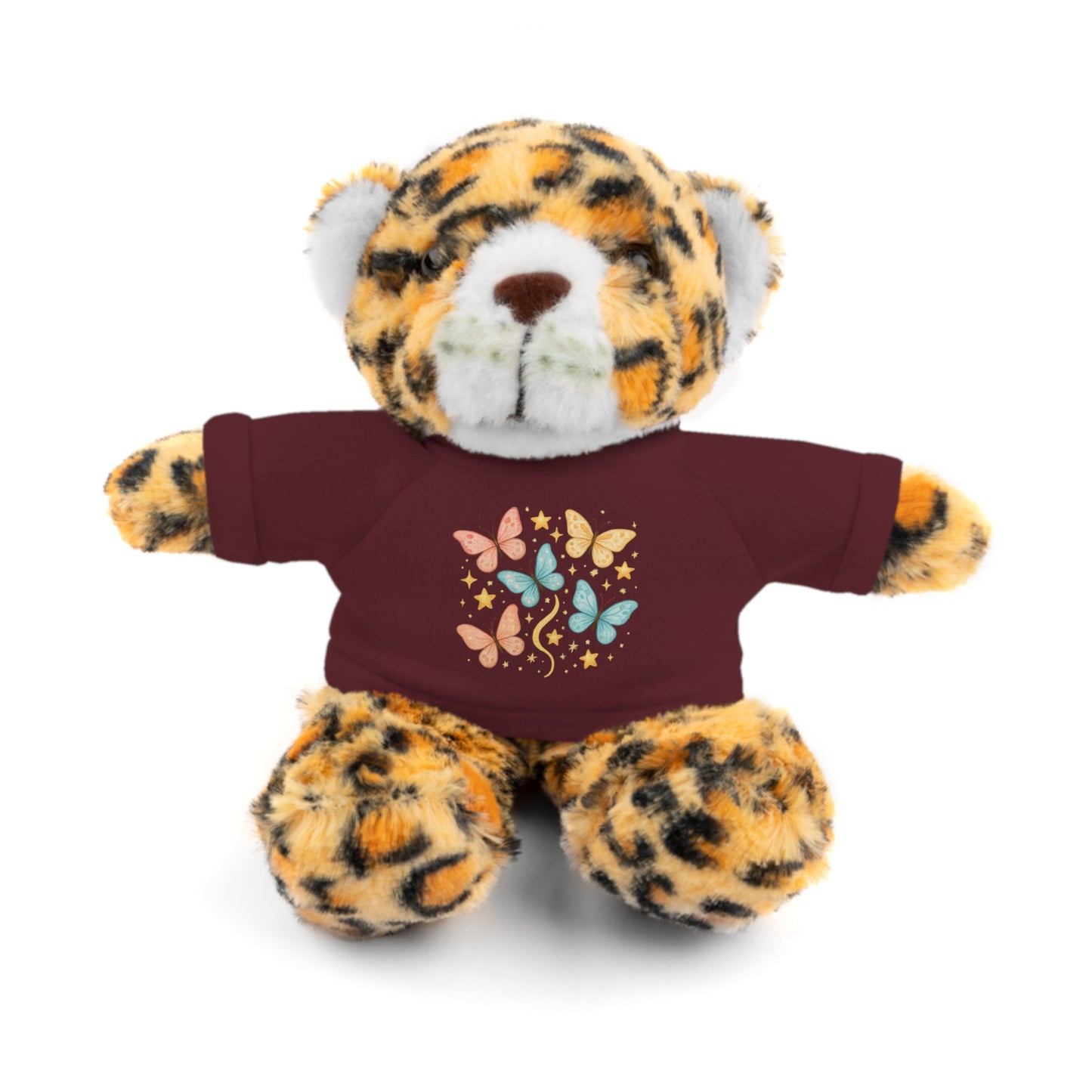 Butterfly & Stars Tee on Plush Animals