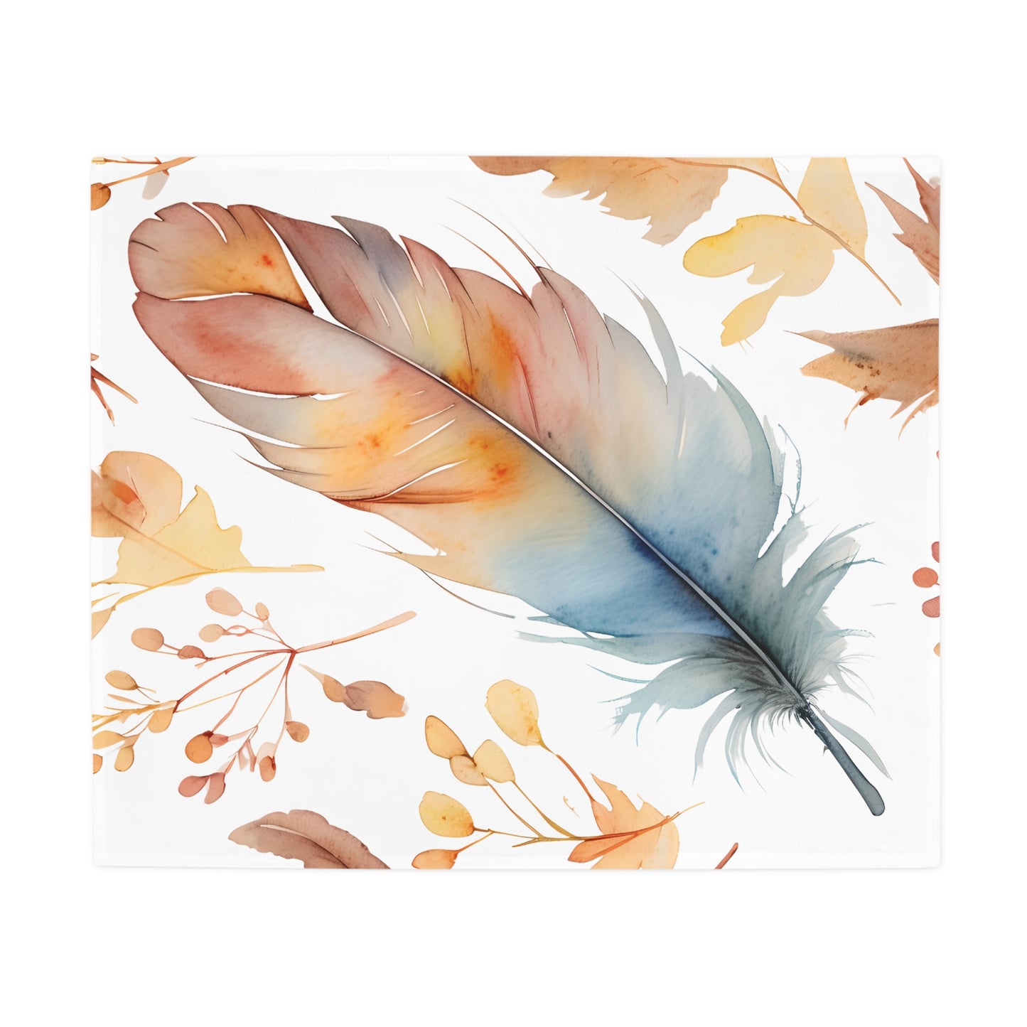 Arizona's Feather Fleece Blanket