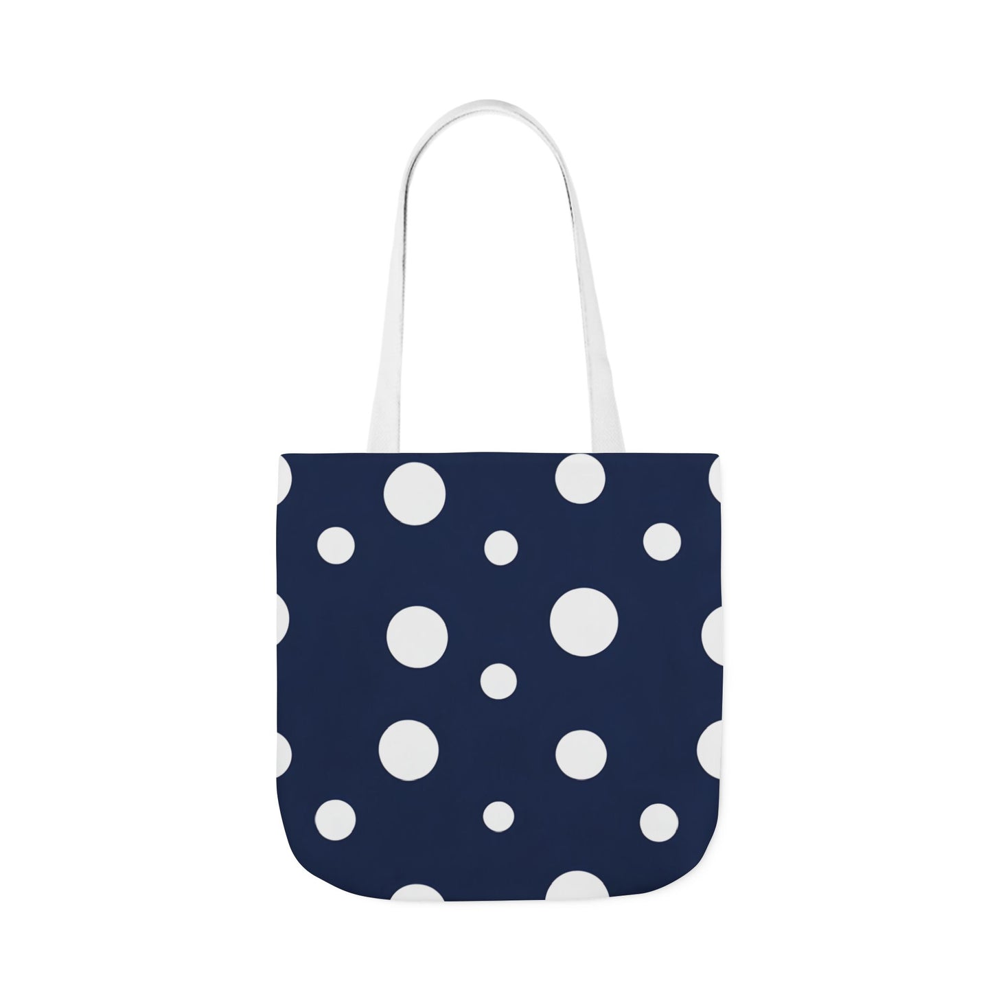 Bonnie's Navy Polka Dot Tote Bag