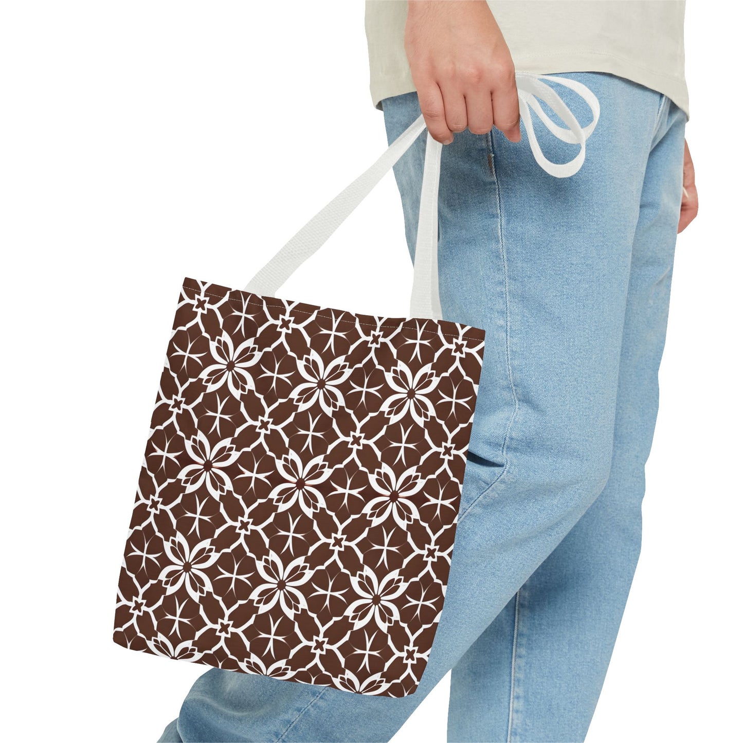 Brook's Brown Tile Tote Bag