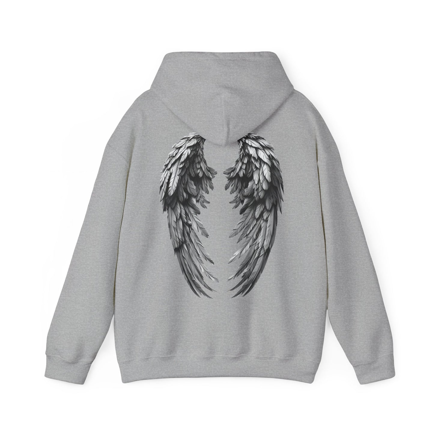 Wayne's Eagle & Wing Print Adult Sweatshirt - Hooded