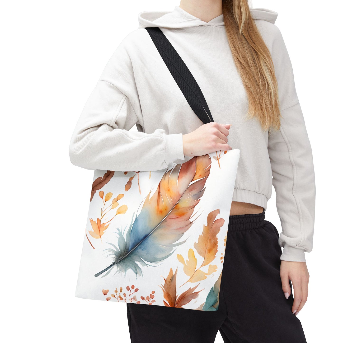 Farah's Feather Tote Bag