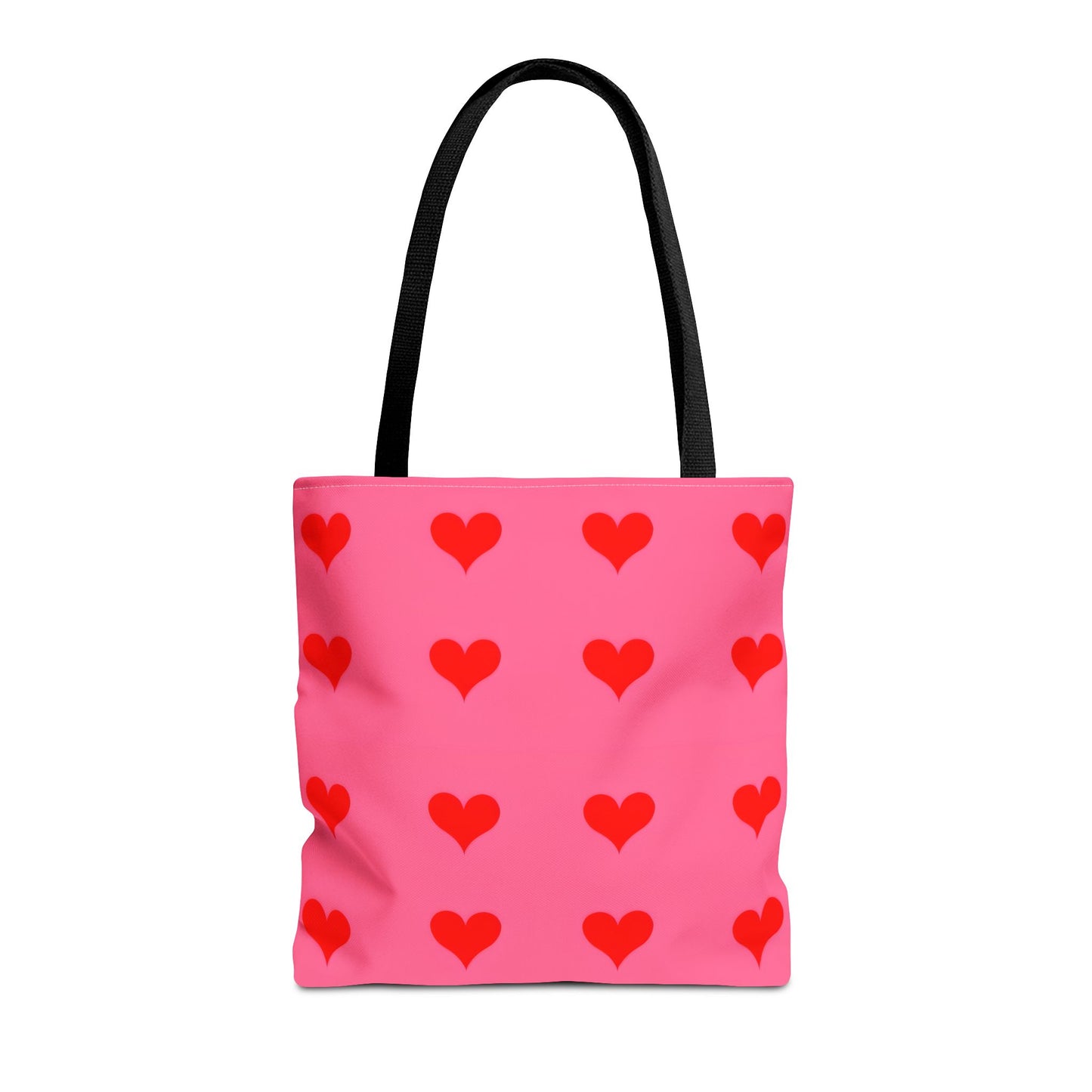 Paisley's Pink & Red Heart Tote Bag