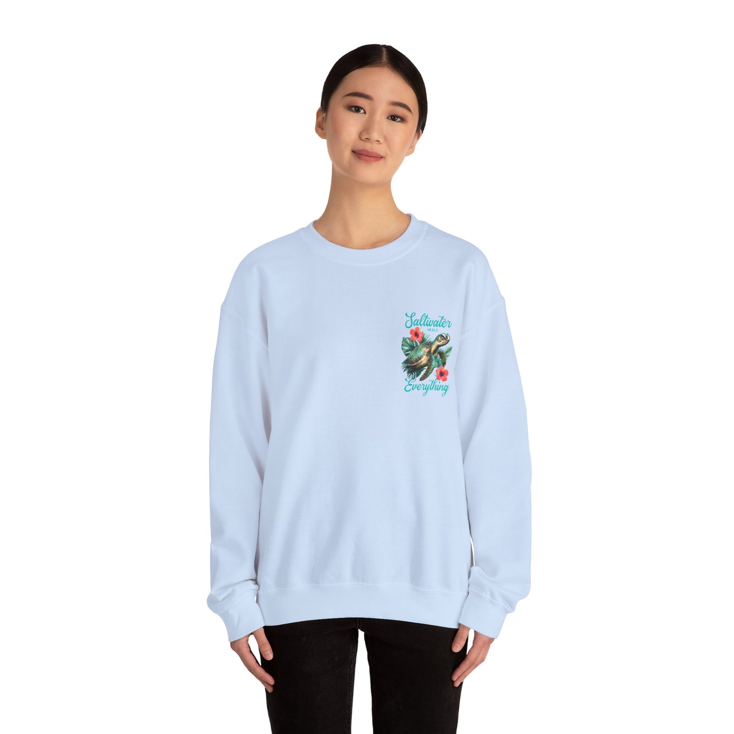 Sandy's Saltwater Heals Everything Adult Sweatshirt - Crewneck