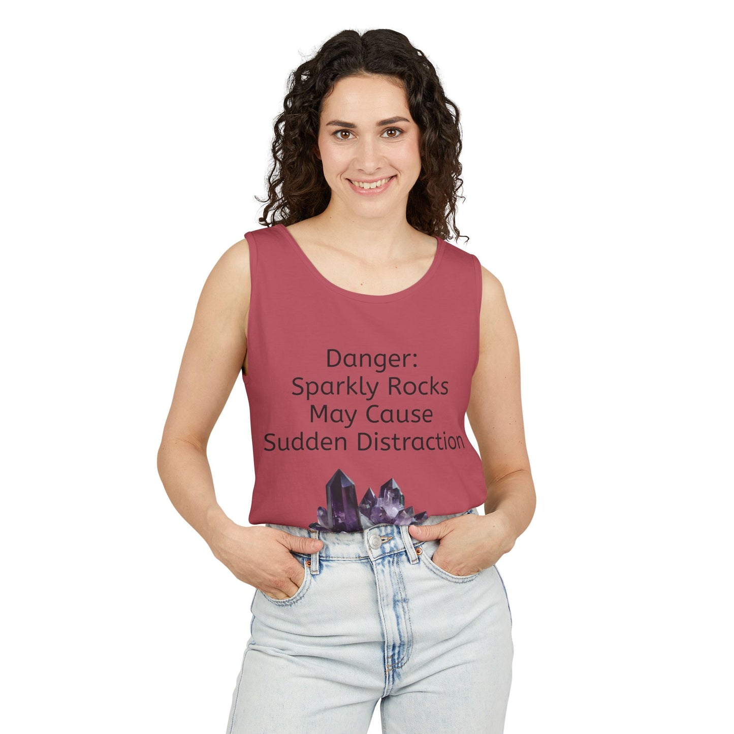 Simba's Sparkly Rocks May Cause Sudden Distraction Tank Shirt