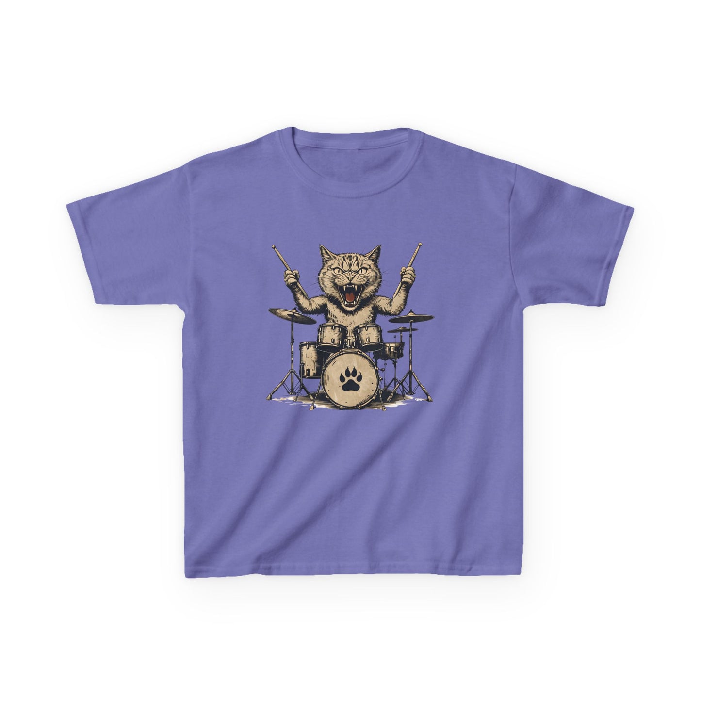 Dave's Drummer Cat Youth Top