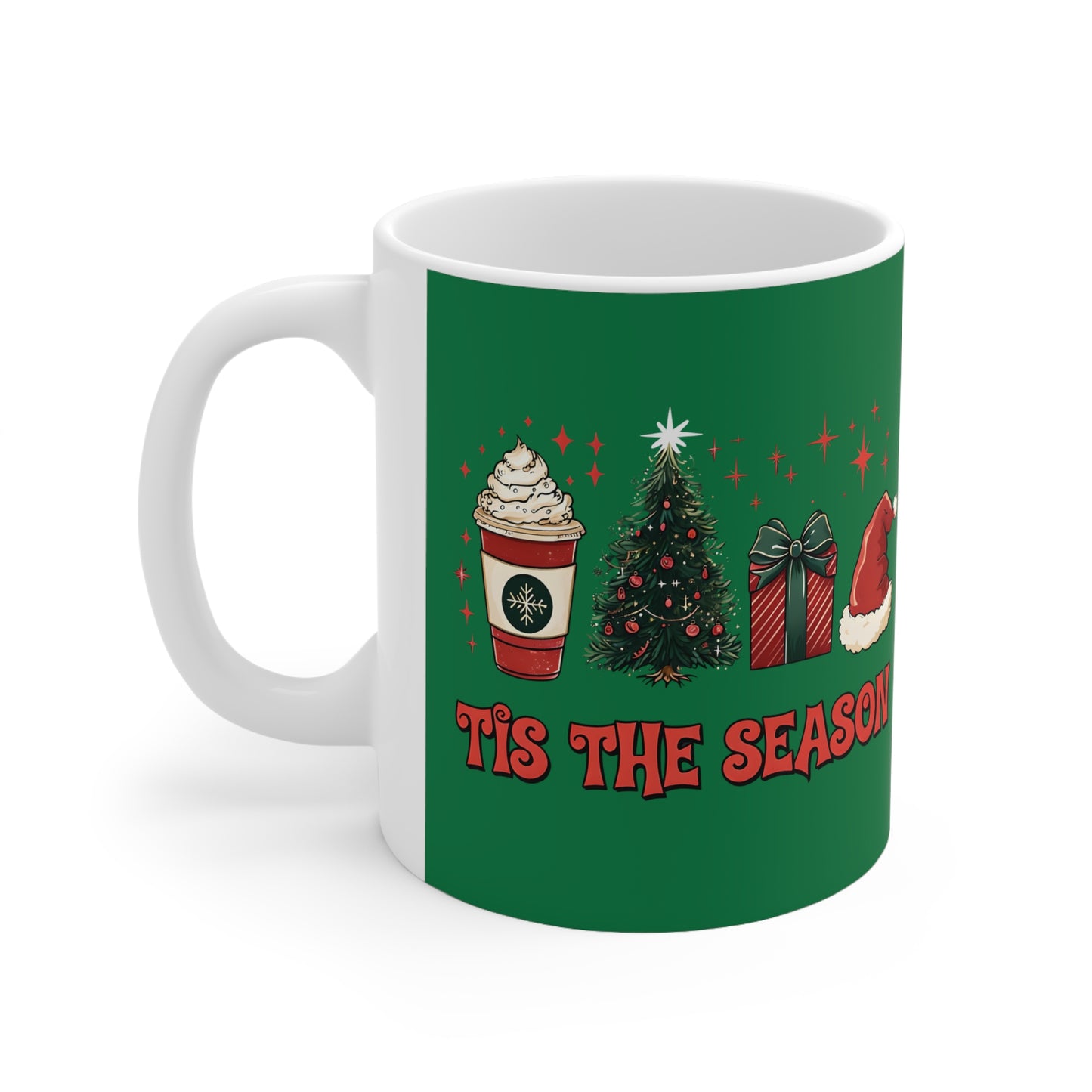 Talia's Tis The Season Christmas Ceramic Mug, Coffee Cup