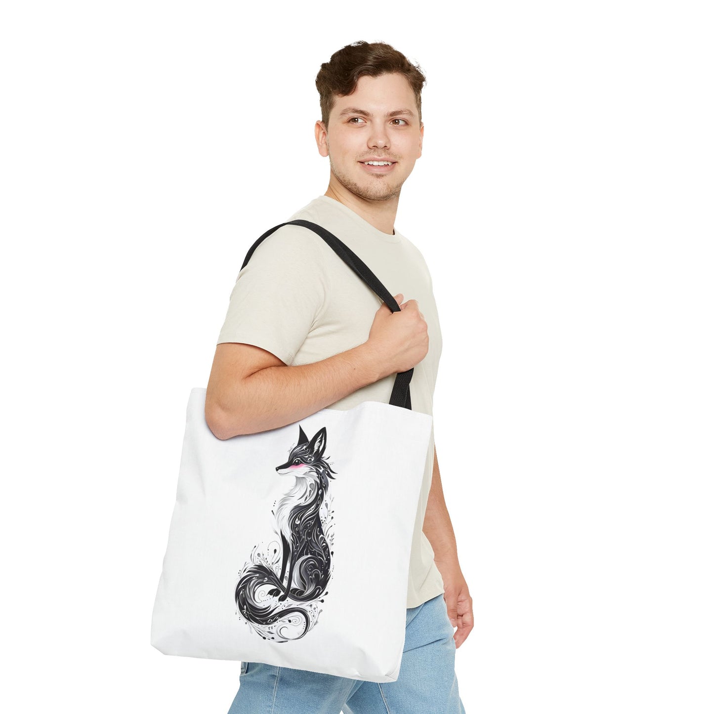 Mystic Black Fox Tote Bag