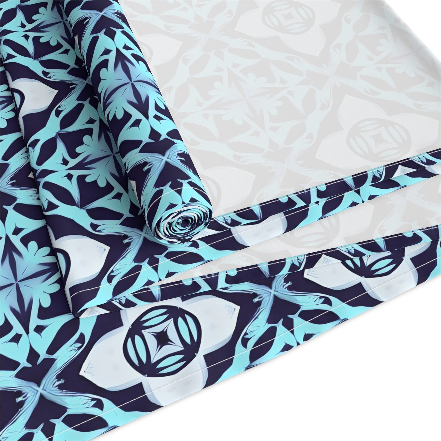 Bailey's Blue Geometric Table Runner