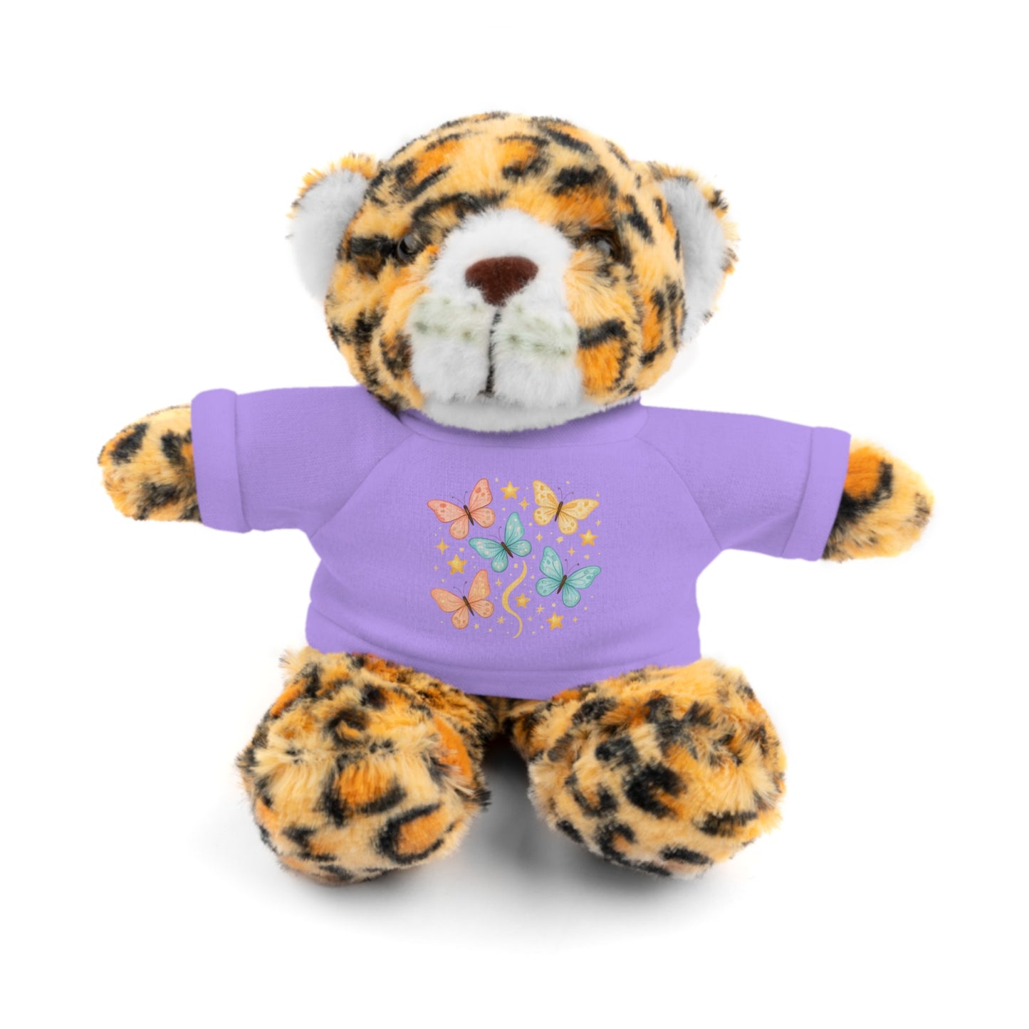 Butterfly & Stars Tee on Plush Animals