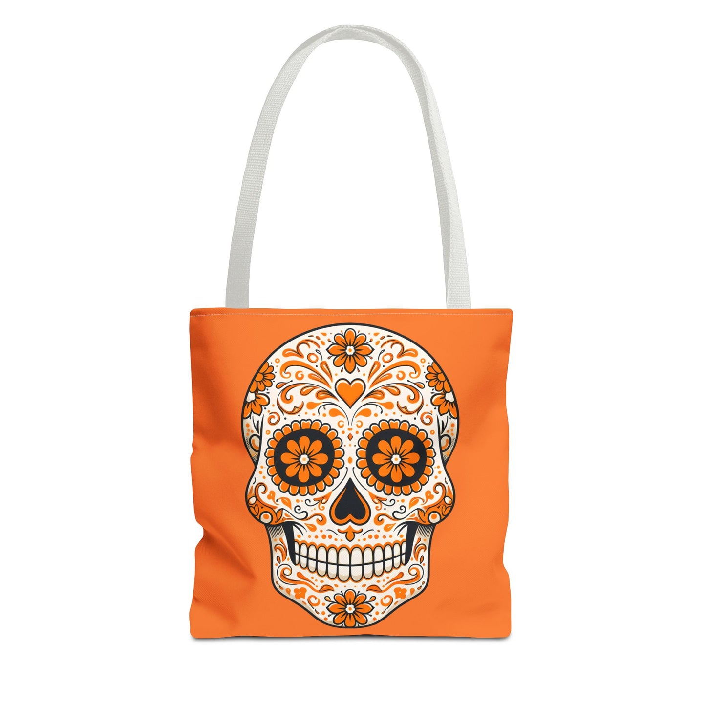 Odin's Orange Sugar Skull Tote Bag