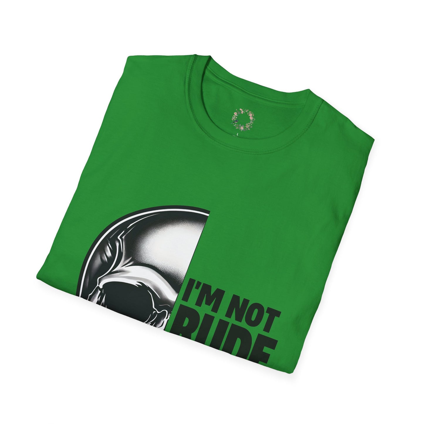 Rod's Rude Skull Graphic Adult Shirt
