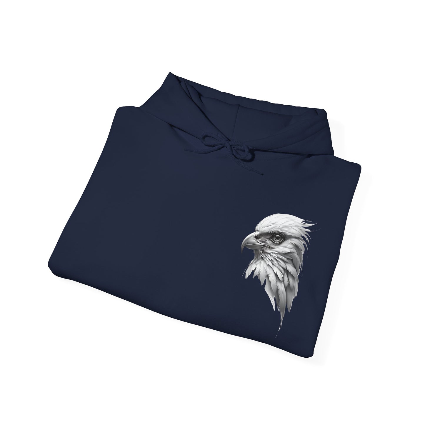 Wayne's Eagle & Wing Print Adult Sweatshirt - Hooded