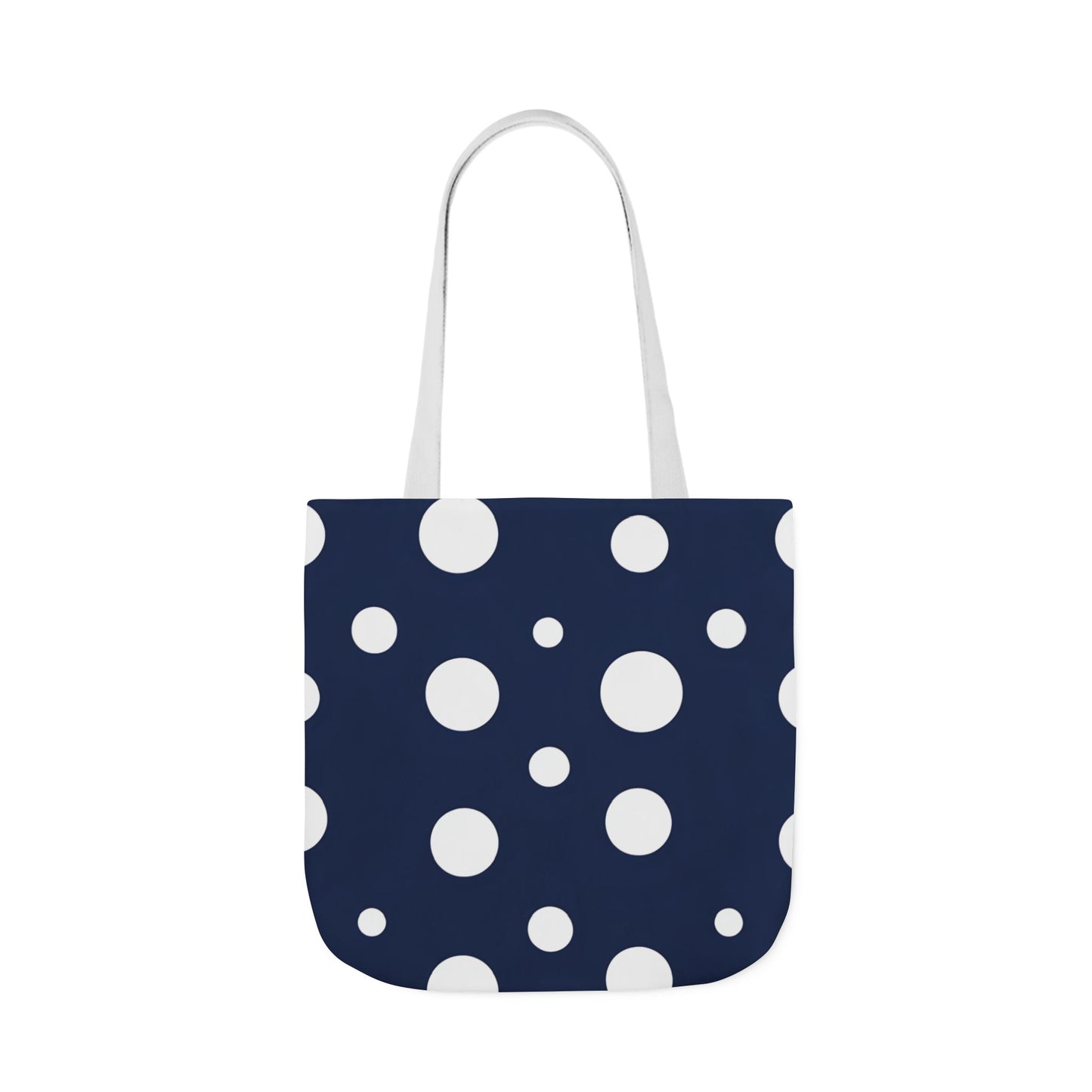 Bonnie's Navy Polka Dot Tote Bag