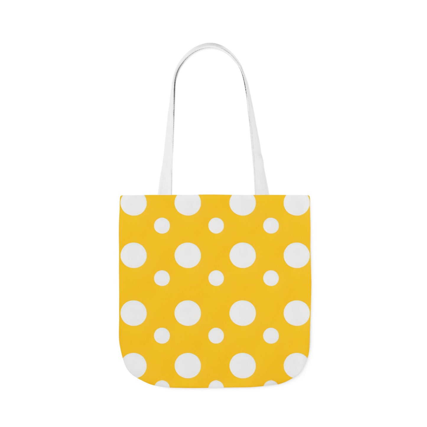 Yuki's Yellow Polka Dot Tote Bag