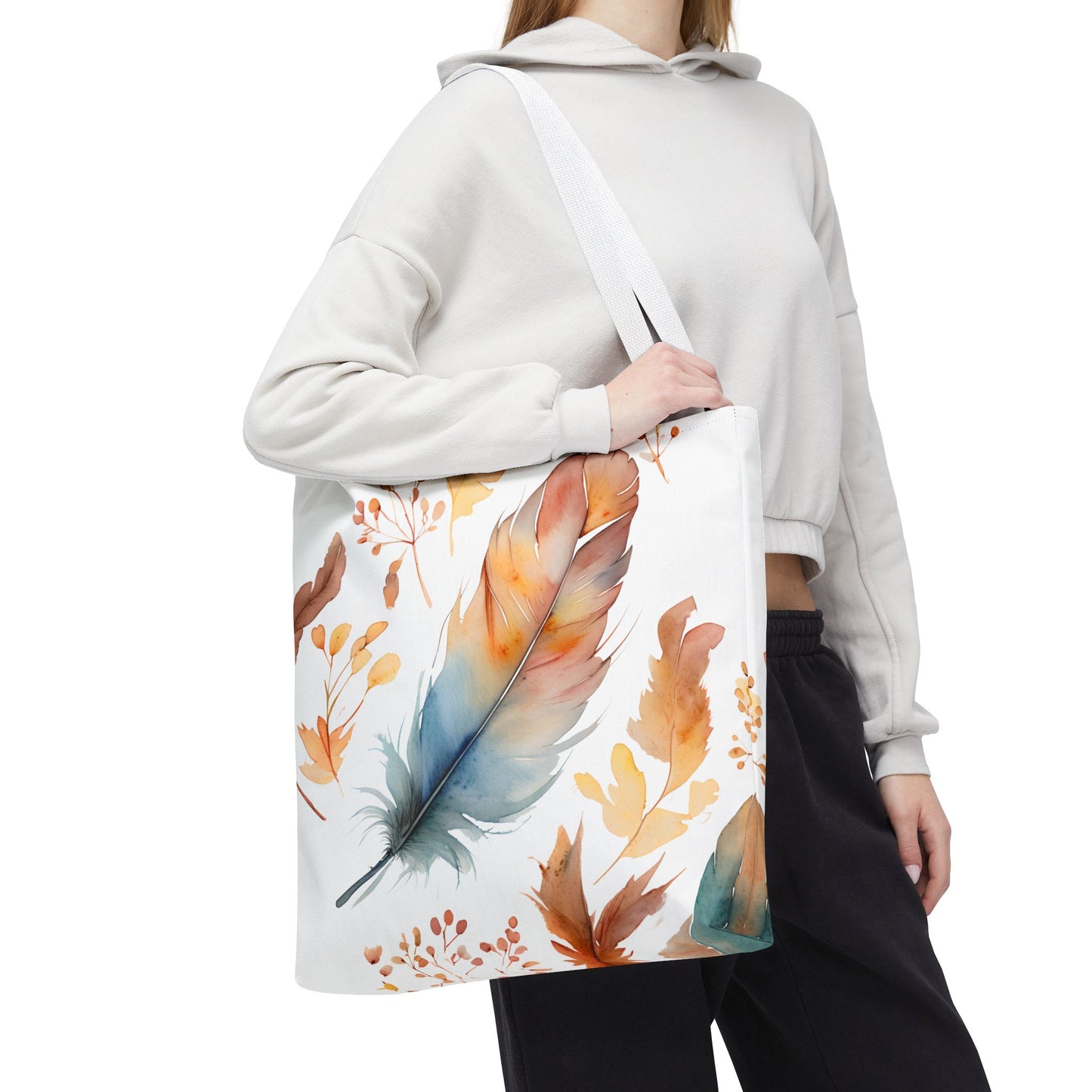 Farah's Feather Tote Bag