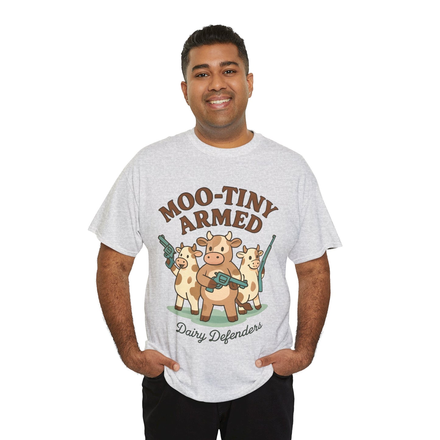 Mason's Moo-tiny Armed Dairy Defenders Adult Shirt