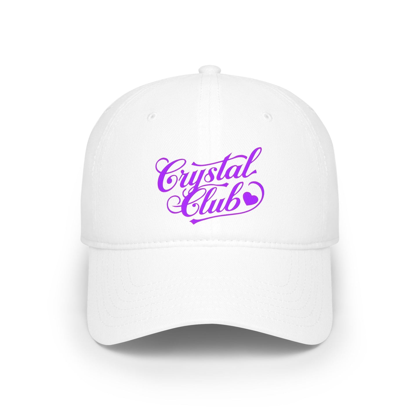 Purple Crystal Club Low Profile Baseball Cap