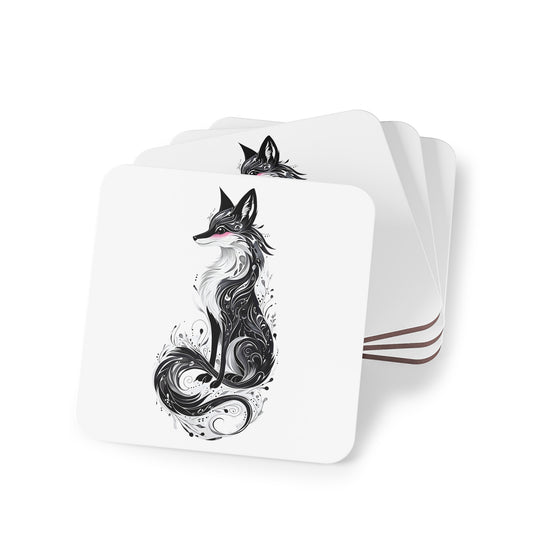 Mystic Black Fox Coasters