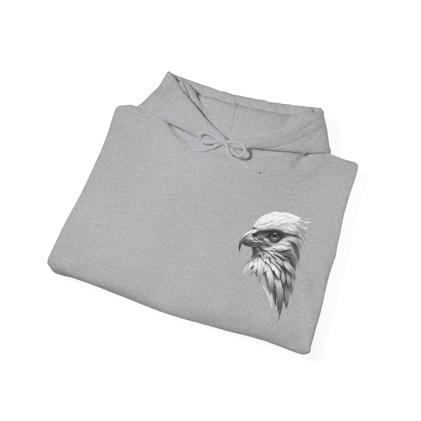 Wayne's Eagle & Wing Print Adult Sweatshirt - Hooded
